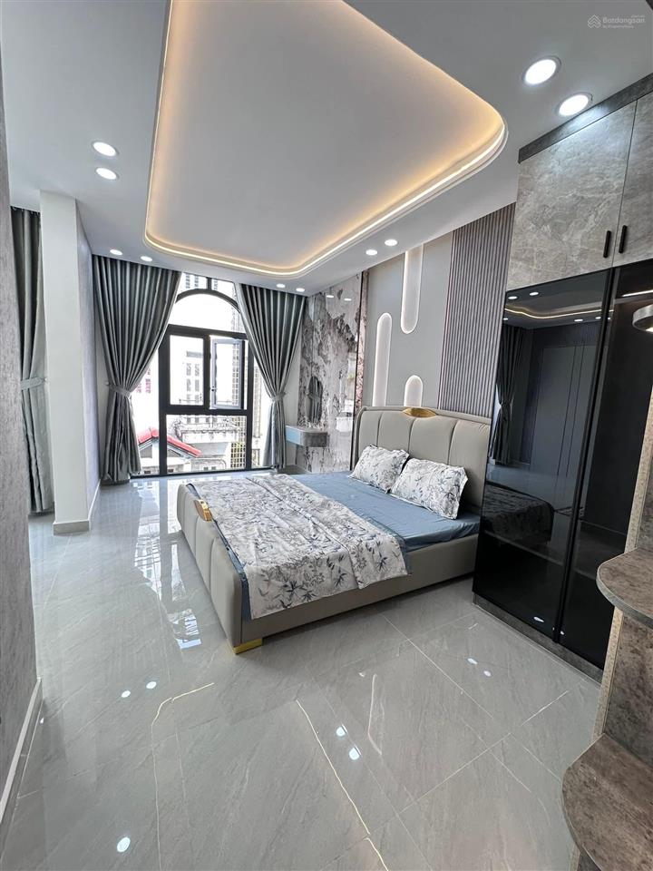 Kẹt tiền giảm mạnh giá hẻm 5m khu khang gia 4x16 xây 4 tầng nội thất