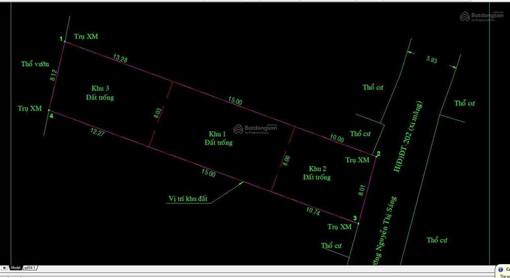 Đất 8x38 có 120m2 đất ở hẻm xe hơi xẹc nguyễn thị sáng