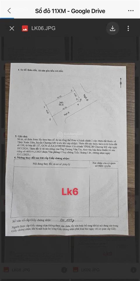 Cắt lỗ sâu lô đất 86m², bao phí sang tên tại xuân mai