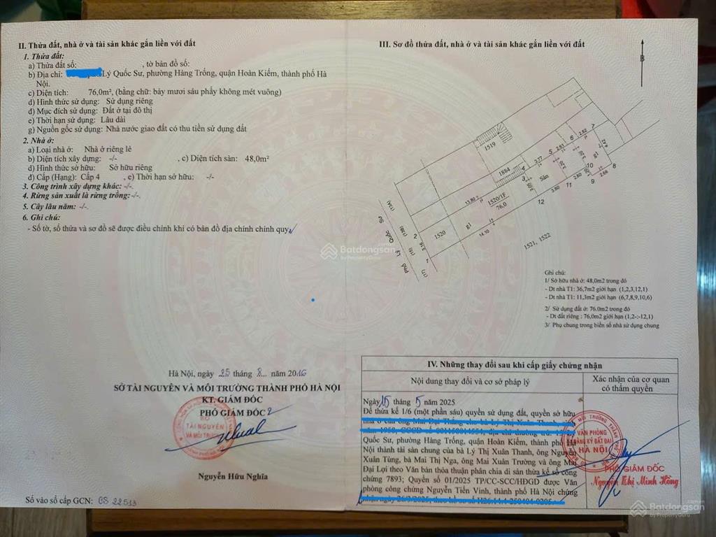Cần bán gấp nhà mặt phố lý quốc sư, hoàn kiếm, hà nội 76m2, vị trí kim cương, kinh doanh đỉnh, sđcc