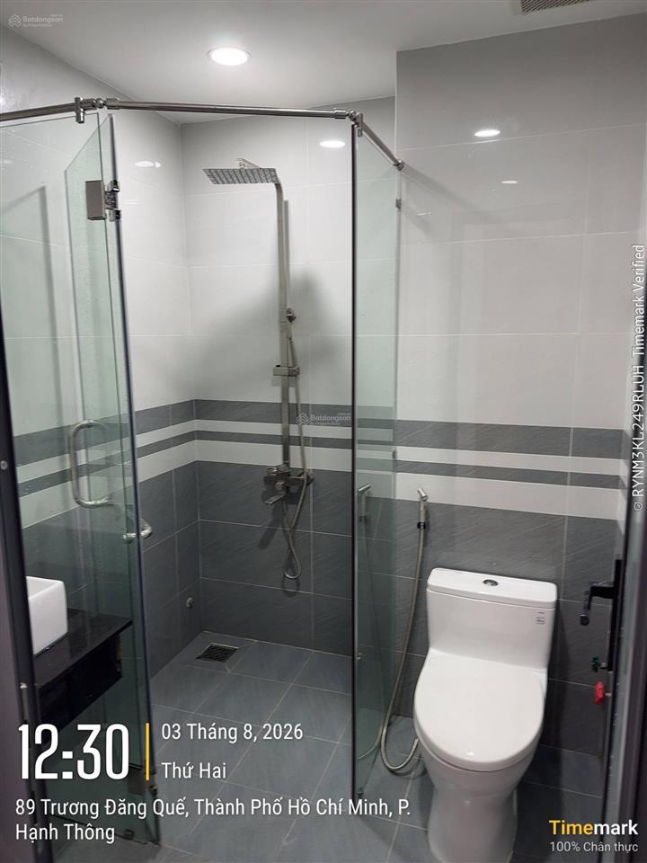 Cho thuê nhà mặt tiền trương đăng quế, 25 triệu, dt 72m2, 5 tầng, 3 phòng master  4wc