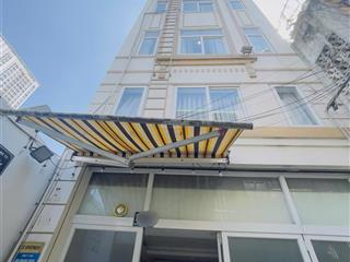 Bán toà chdv 7 tầng  19 phòng bến vân đồn hẻm xe hơi 183 vip