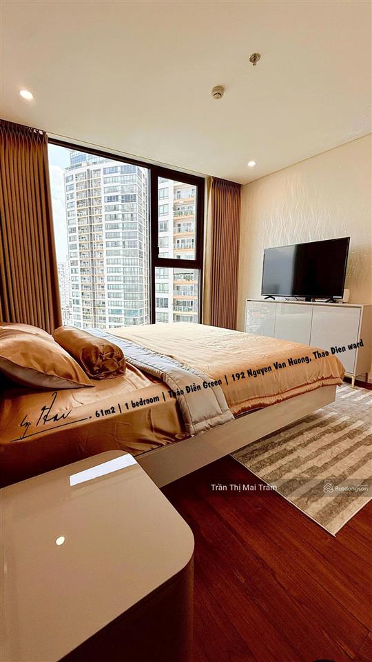 Đang trống sẵn căn 1pn, 61m2, ở thảo điền green chỉ 32 triệu