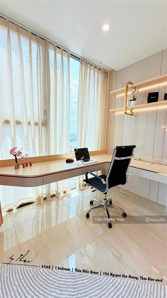 Đang trống sẵn căn 1pn, 61m2, ở thảo điền green chỉ 32 triệu