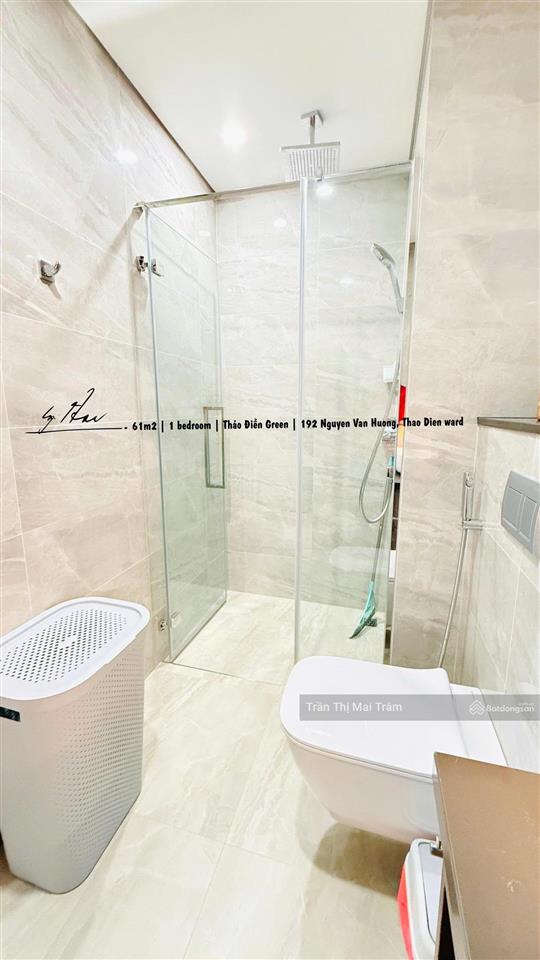 Đang trống sẵn căn 1pn, 61m2, ở thảo điền green chỉ 32 triệu
