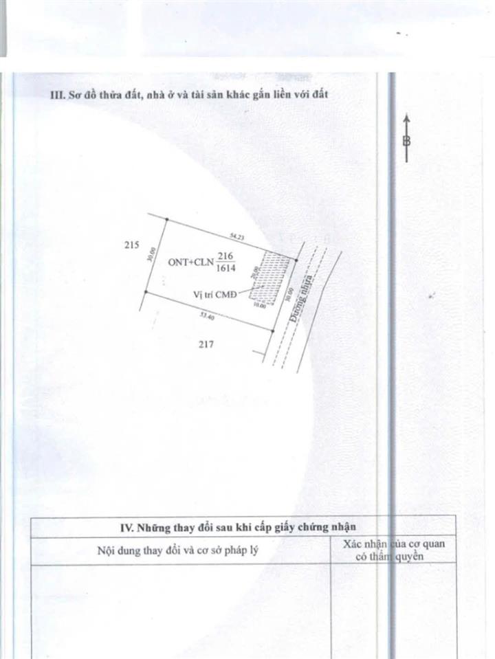 Bán nhà đất mặt tiền đường nhựa chính chủ