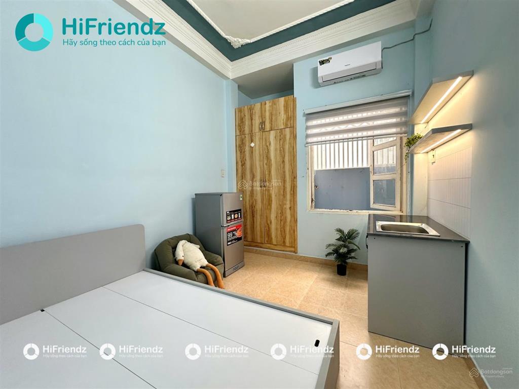 Studio ban công thoáng nhà mới hạt dẻ đầy đủ nội thất ngay trung tâm