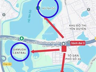 Mở bán đợt 1 madarin 3 hoà phát  nhận giá trực tiếp từ cđt căn 2 phòng ngủ cạnh công viên yên sở