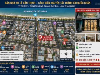 Bán nhà mt lê văn thịnh đi bộ vài bước tới biển nguyễn tất thành, nhà đẹp mua là khai thác ngay