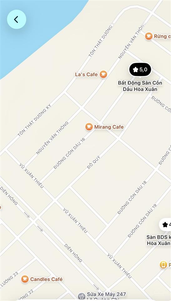 Cần bán cặp đất vip đường cồn dầu 16 hoà xuân