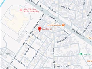 Bán đất mặt tiền hòa phú 16, liên chiểu, đà nẵng