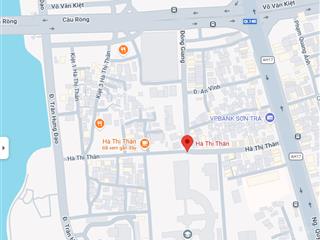 Bán đất mặt tiền đường 7.5m hà thị thân  sơn trà