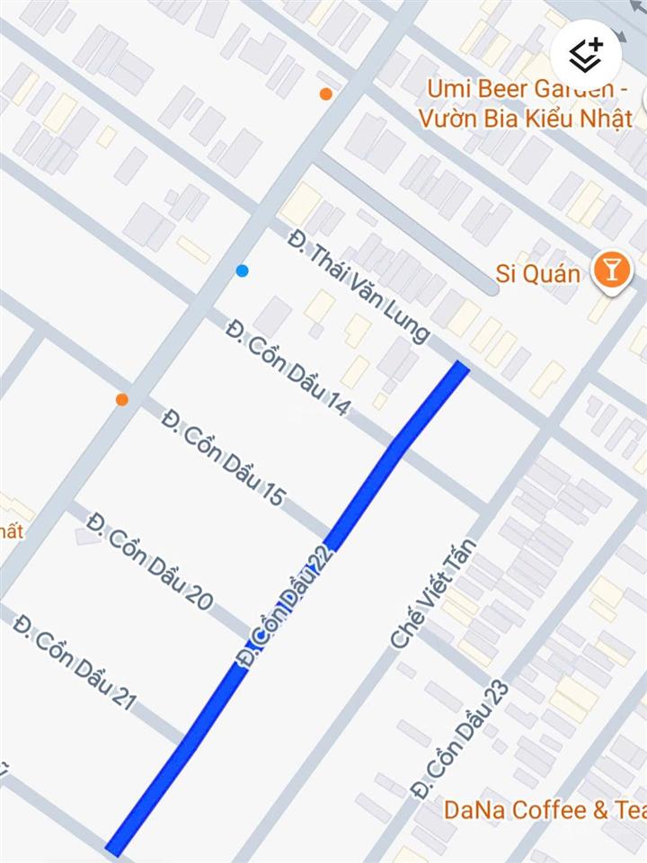 Bán đất mặt tiền cồn dầu 22 hòa xuân đà nẵng