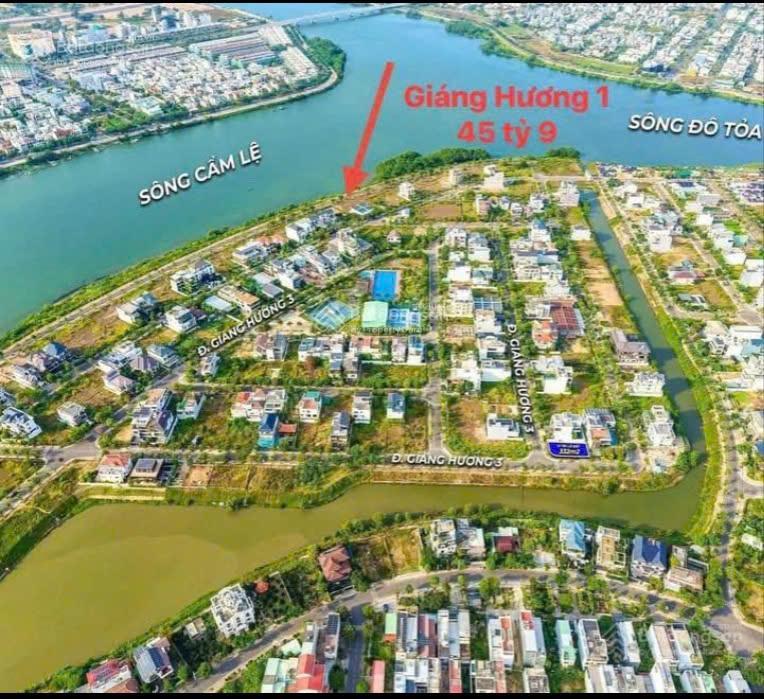 Siêu phẩm đất biệt thự view sông euro village 2 hòa xuân đường giáng hương 1, đà nẵng