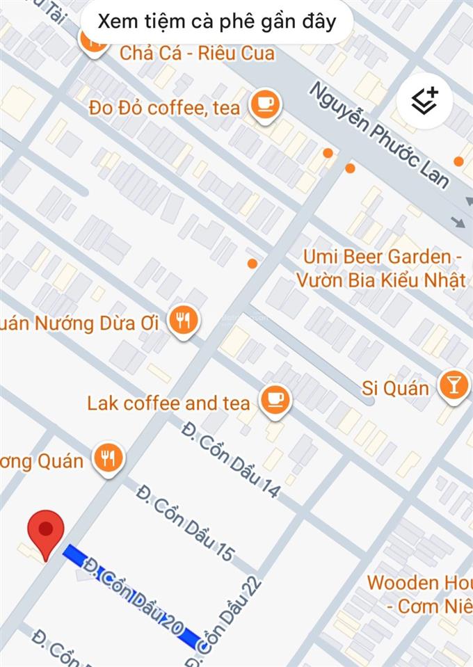 Bán cặp mặt tiền cồn dầu 20, hòa xuân, đà nẵng