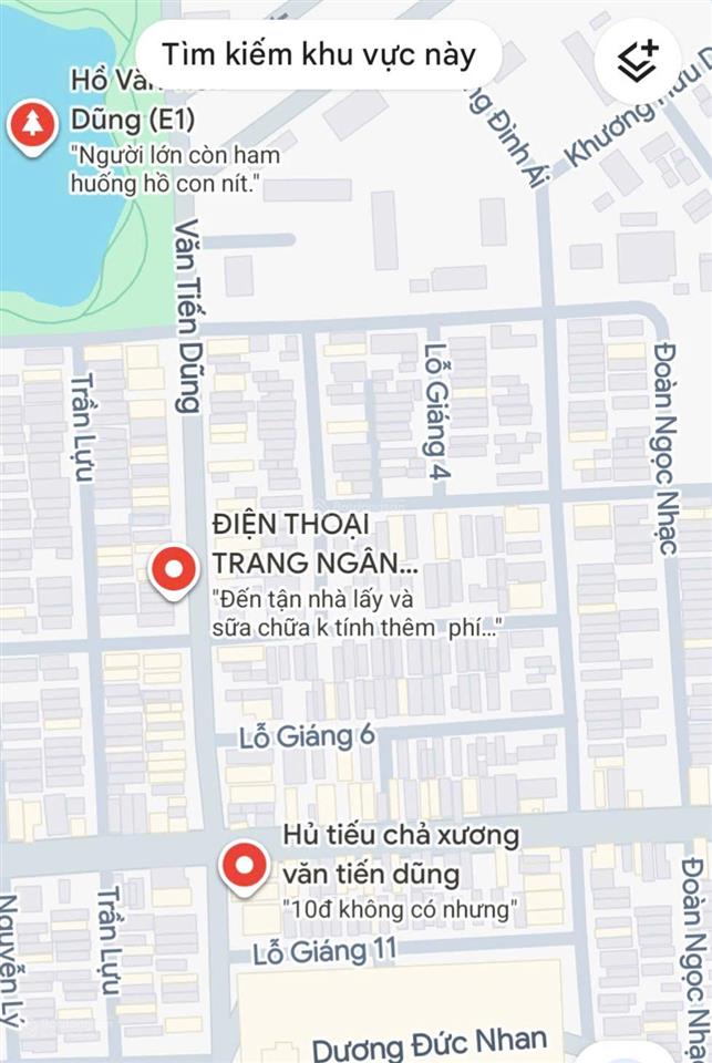 Lô góc 2 mặt tiền hiếm trục chính văn tiến dũng & tế hanh, hòa xuân