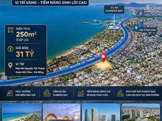 Bán cặp đất mặt tiền nguyễn tất thành hải châu, đà nẵng