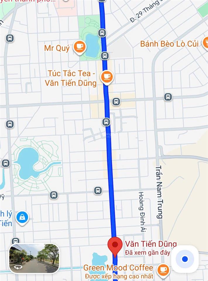 Bán lô góc 2 mặt tiền văn tiến dũng & 29/3 hòa xuân, đà nẵng