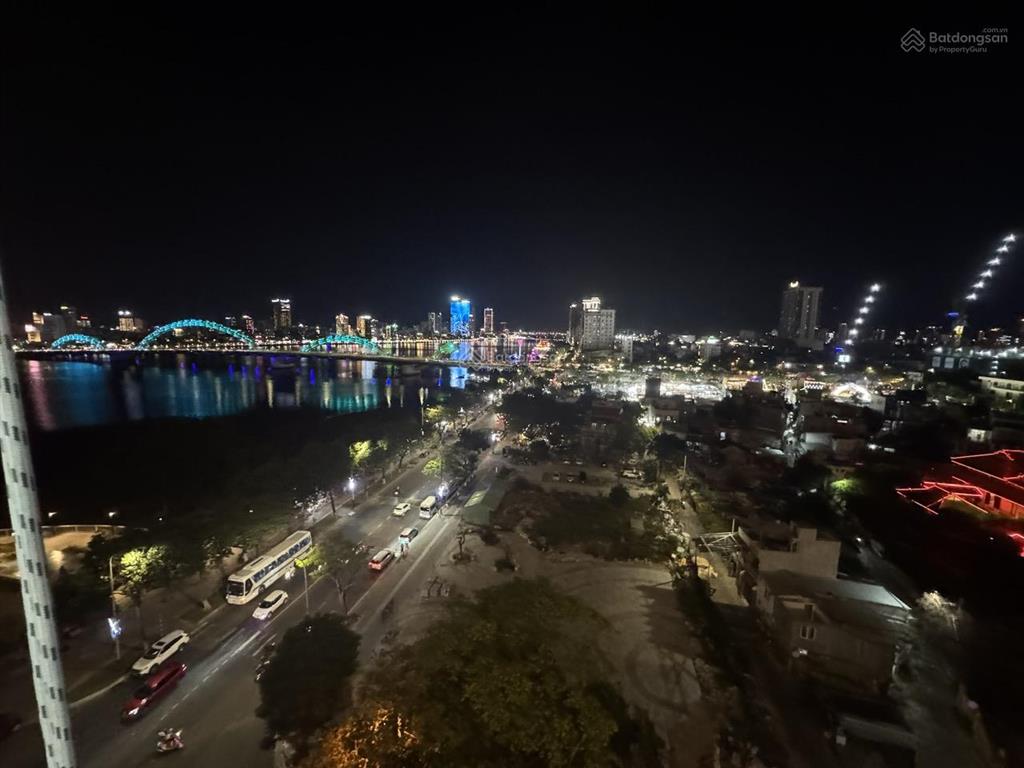 Cho thuê sun ponte đà nẵng 2pn 2wc, view cầu rồng phun lửa & công viên, full đồ, miễn phí dv 1 năm