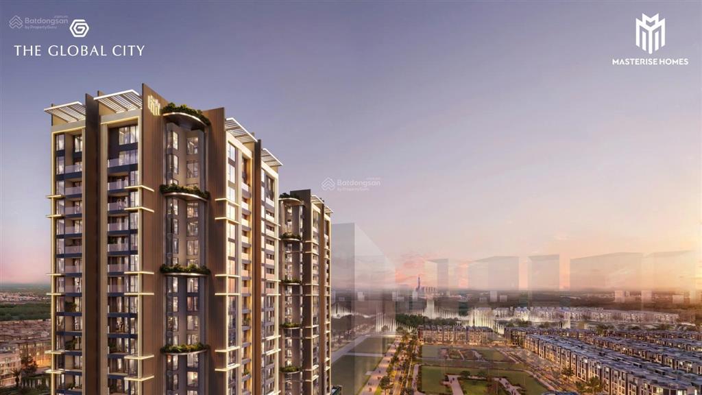 Căn góc 3pn, tầng có mảng xanh riêng tại masteri grand view the global city
