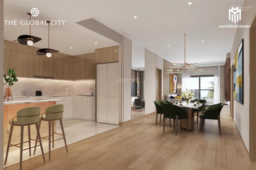 Căn góc 3pn, tầng có mảng xanh riêng tại masteri grand view the global city