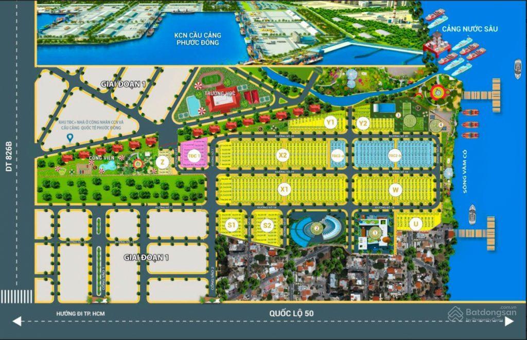 Bán gấp đất nền phước đông riverside, 1,9 tỷ, 100m2, cần đước, long an