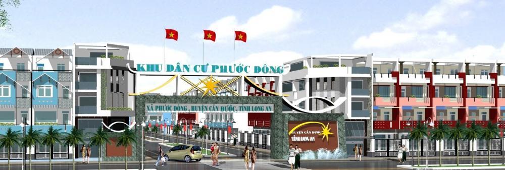 Bán gấp đất nền phước đông riverside, 1,9 tỷ, 100m2, cần đước, long an