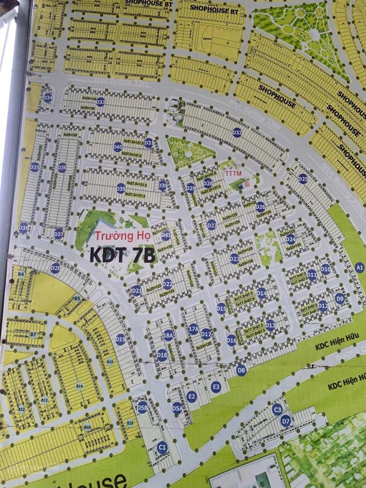 Hot! hot! 125m2 block d36 kđt 7b giá chỉ 2ty7 chủ cần tiền bán nhanh