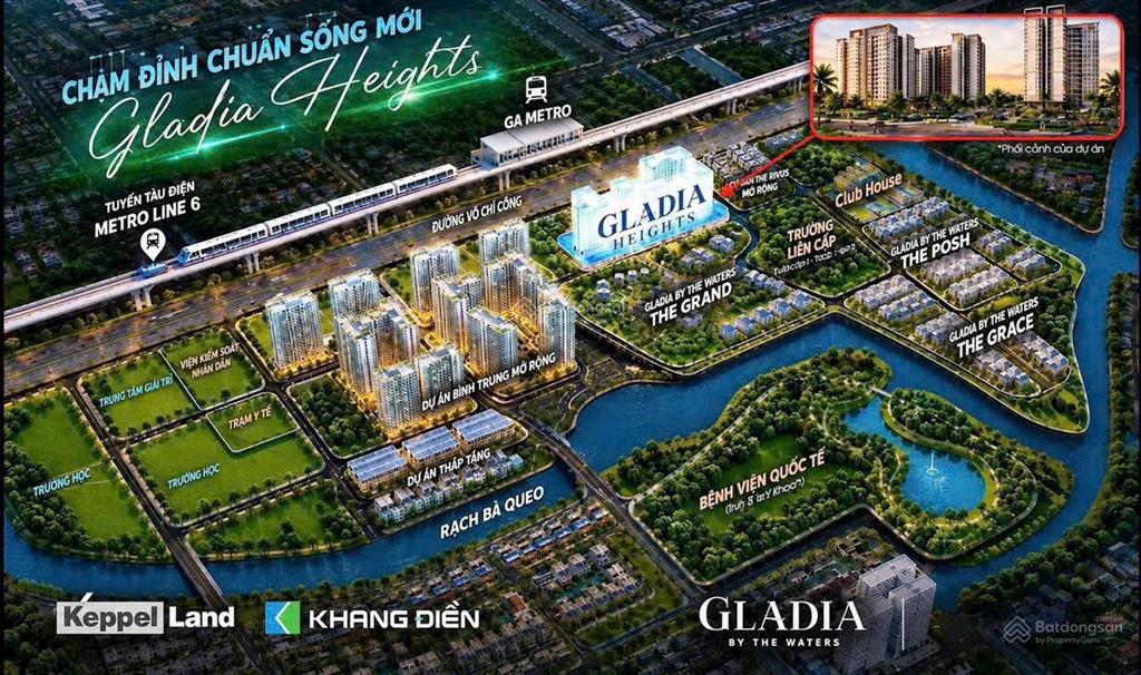 Giỏ hàng glada heights mới nhì hôm nay