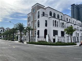 Bán biệt thự song lập ciputra thiết kế 4 tầng 1 hầm, mặt tiền 9,5m, hướng đông nam, view vườn hoa