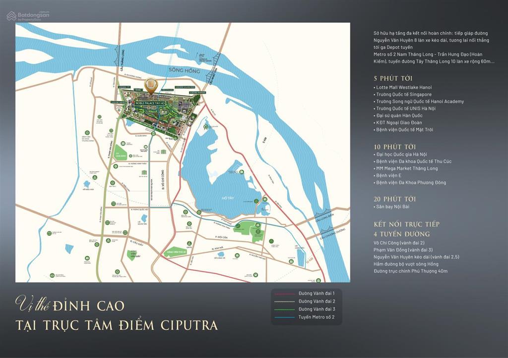 Bán liền kề dự án noble palace tây hồ view vườn hoa, bể bơi thiết kế đẹp, công năng cao, full hầm