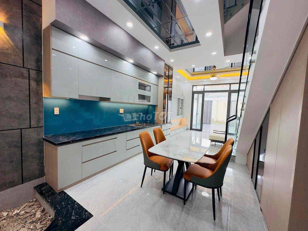 Bán Nhà 3 tầng mới 100% Nhánh Nguyễn Bình sau lưng Đại Học Bình Dương