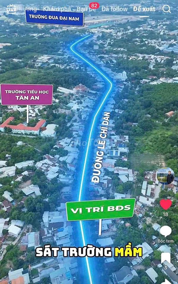Bán Lô đất MT Kinh Doanh Lê Chí Dân - Thủ Dầu Một , Bình Dương