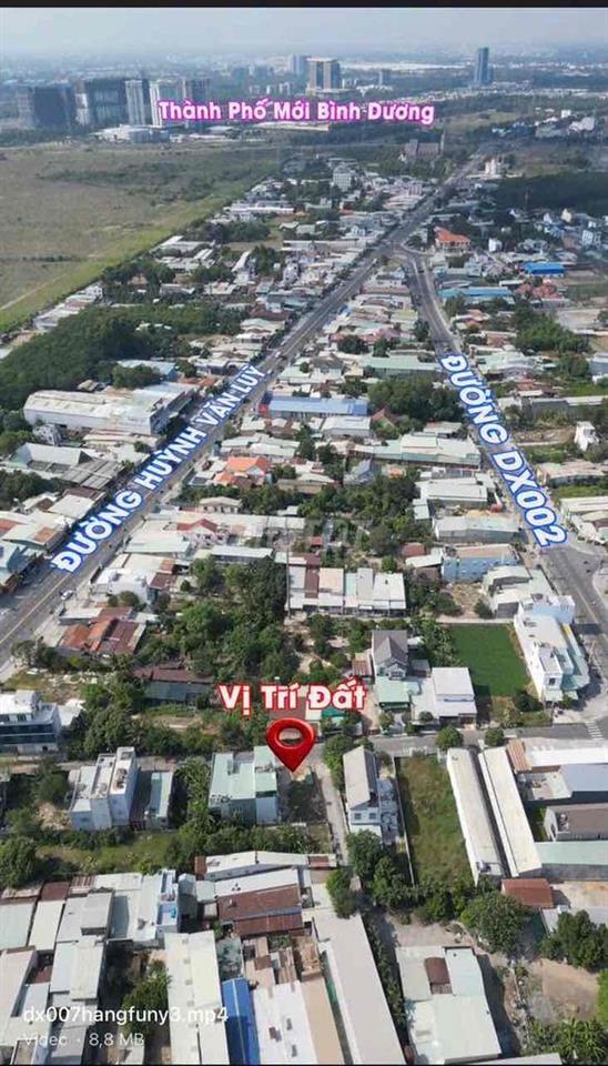 Bán đất góc 2MT mặt tiền kinh doanh DX007 - PHÚ Mỹ -Thủ Dầu Một