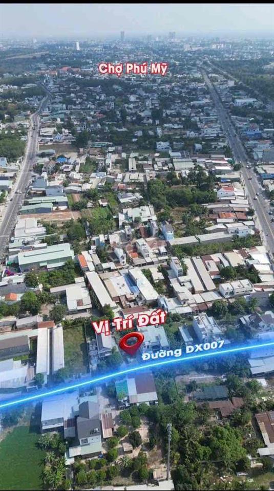 Bán đất góc 2MT mặt tiền kinh doanh DX007 - PHÚ Mỹ -Thủ Dầu Một
