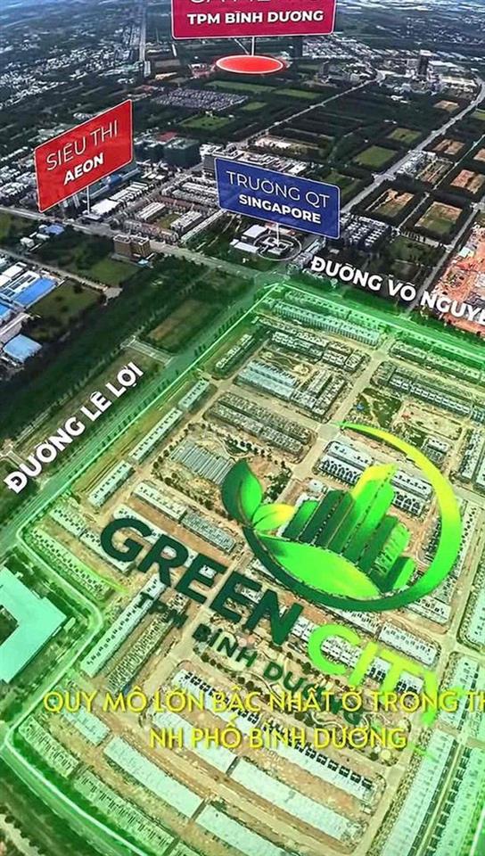 Chủ Đầu Tư BECAMEX lần đầu tiên Mở Bán Dự Án Green city tại TP MỚI
