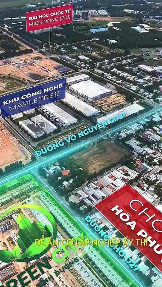 Chủ Đầu Tư BECAMEX lần đầu tiên Mở Bán Dự Án Green city tại TP MỚI