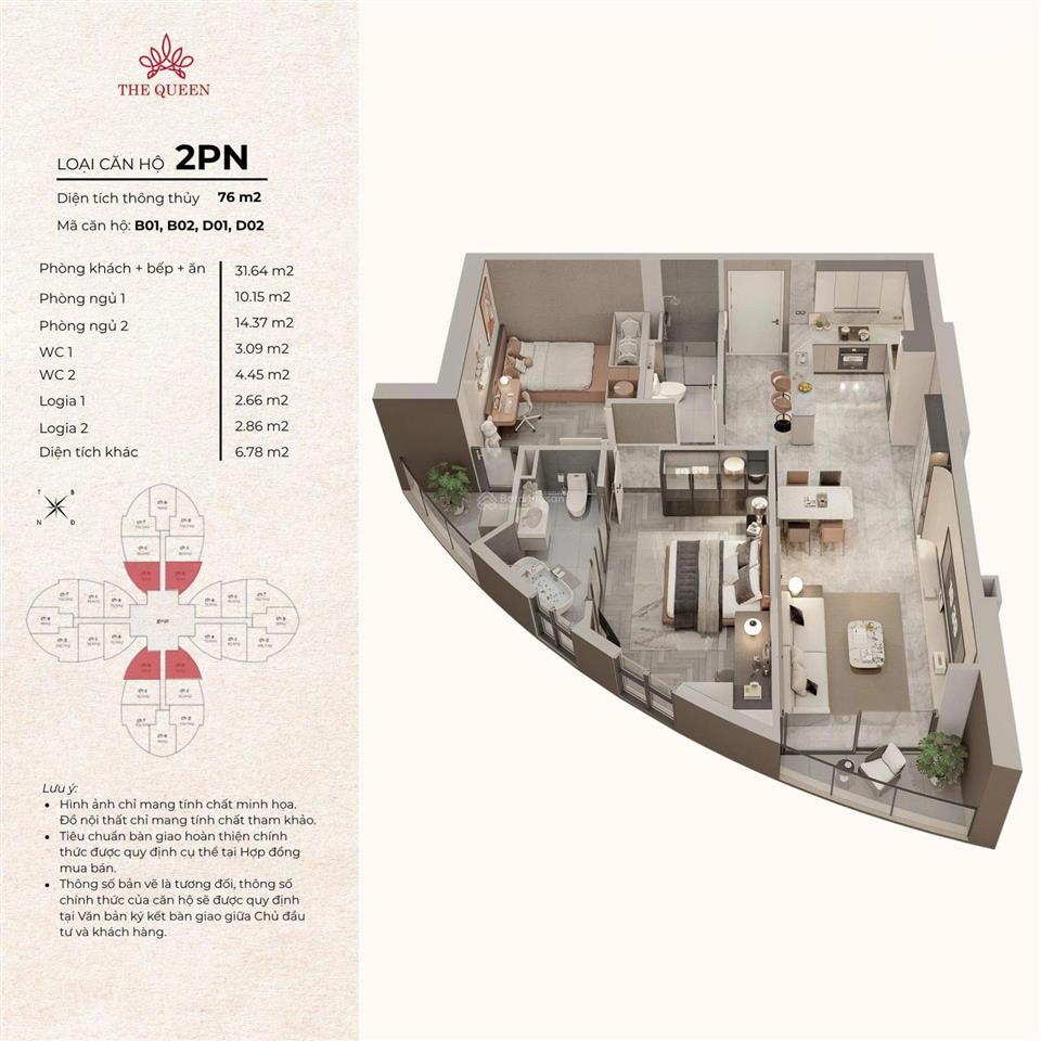 Hot!!! sở hữu căn 3pn giá chỉ bằng căn 2pn chung cư the queen360 giải phóng. 0975 362 ***