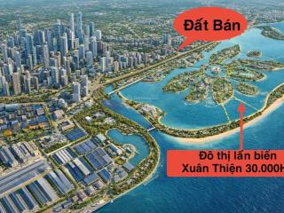 Bán đất fun thổ cư, mặt biển thịnh long, đặc khu kinh tế ninh cơ, giá đầu tư, chỉ 13 tr/m2