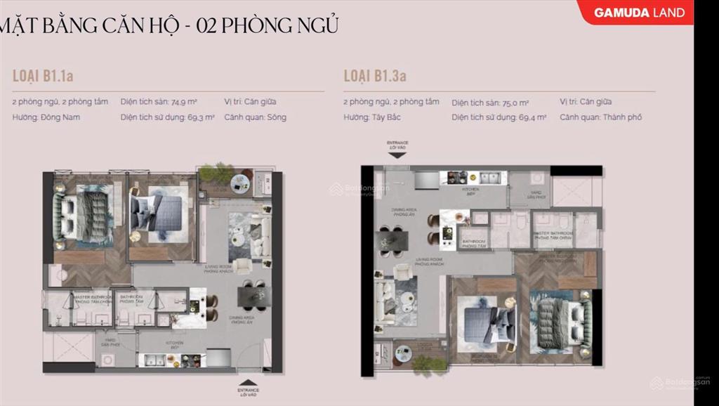 Deal sốc bán căn góc 2pn eaton park quận 2, 75m², view trung tâm thể thao rạch chiếc, giá 10,9 tỷ