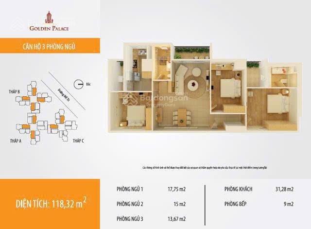 Chính chủ cần bán căn hộ sẵn dòng tiền dự án goden palace