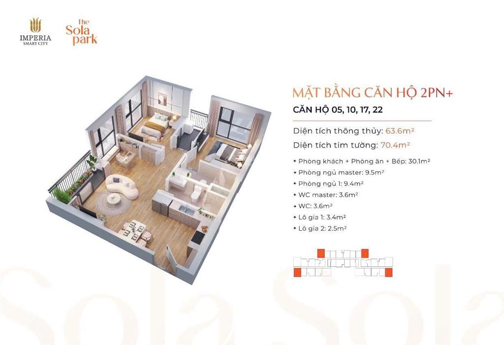 Chuyển nhượng 111 căn hộ giá tốt the sola park, hỗ trợ vay ân hạn lãi suất.