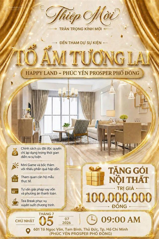 Với nhiều chính sách siêu ưu đãi và tặng gói nội thất dành riêng cho khách hàng mua để ở ngay nào