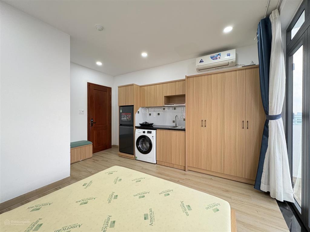 Căn hộ mini full nội thất cao cấp sang xịn  studio bancolny thoáng sát cầu chà và q8