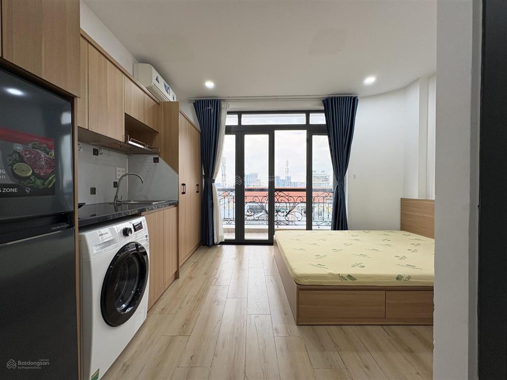 Căn hộ mini full nội thất cao cấp sang xịn  studio bancolny thoáng sát cầu chà và q8