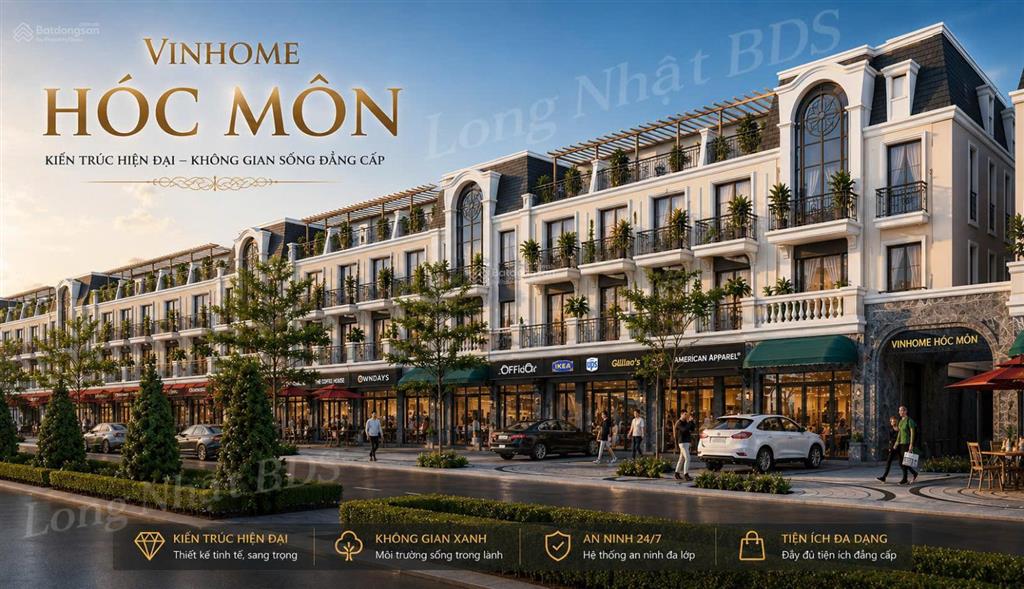 Chính thức nhận booking mở bán đợt đầu nhà phố vinhomes saigon park hóc môn giá tốt. 0906 336 ***