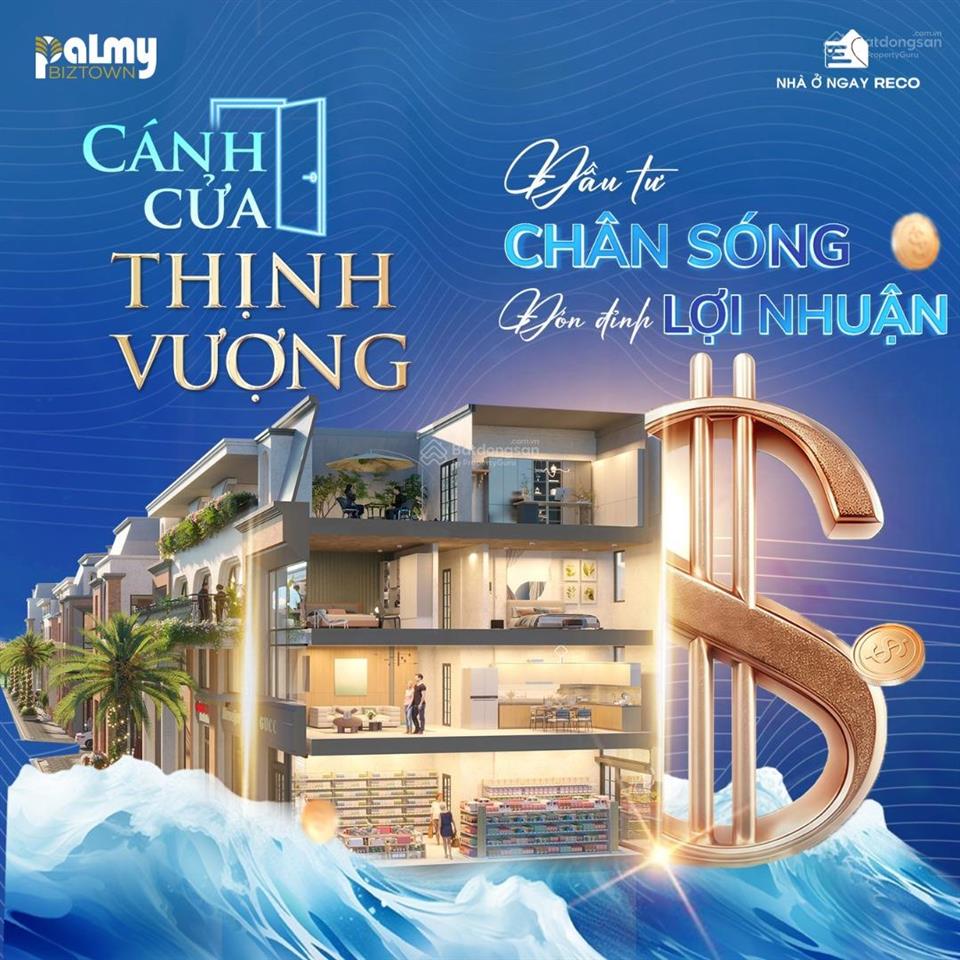 Lô góc 81m2 đẹp palmy biztown giá gốc chủ đầu tư  bàn giao nhà quý 4/2026