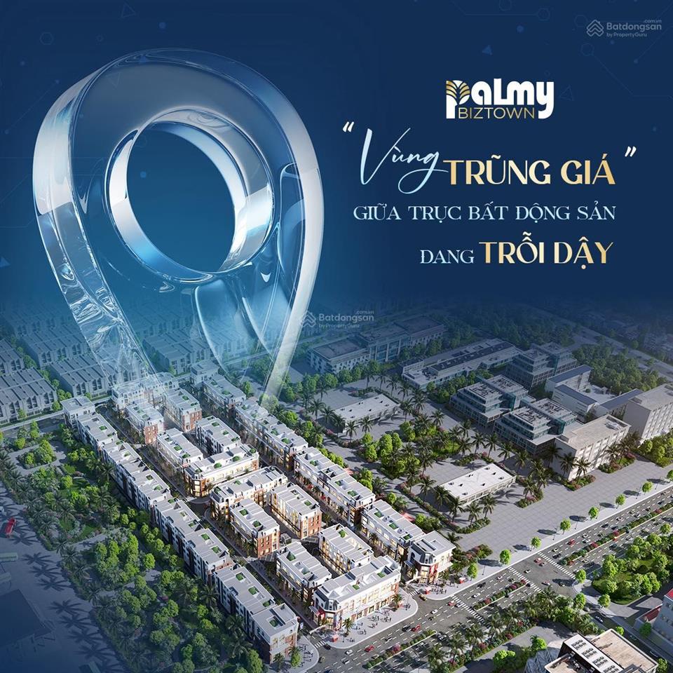 Cập nhật tiến độ palmy biztown vị trí vàng mặt đường phan trọng tuệ