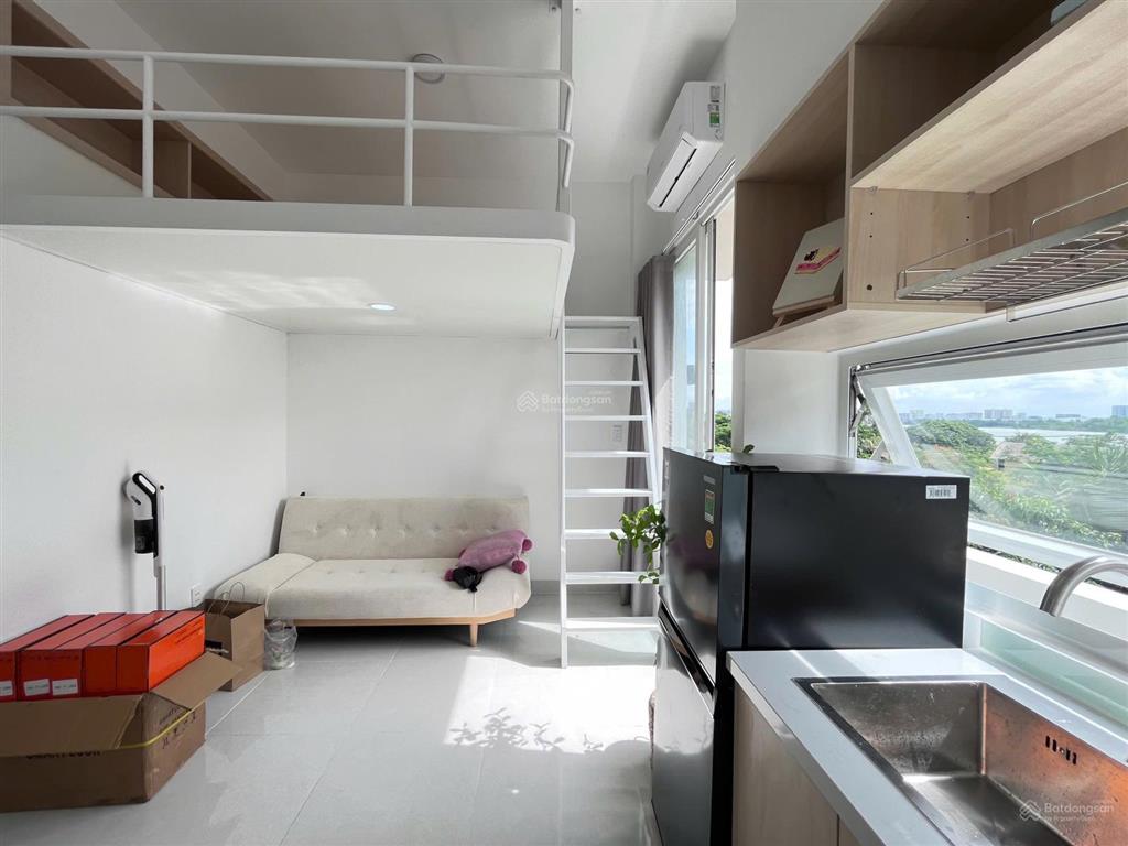 Căn hộ mới 100% duplex 2 ban công full nội thất ngay khu đảo kim cương