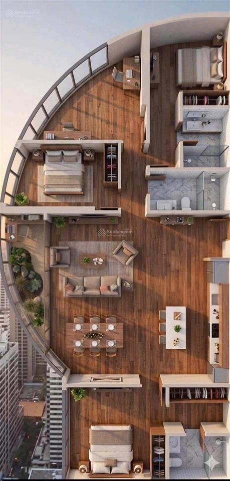 Cao xà lá  dịnh thự trên không. duplex, penthouse. giá chỉ từ 193tr/m